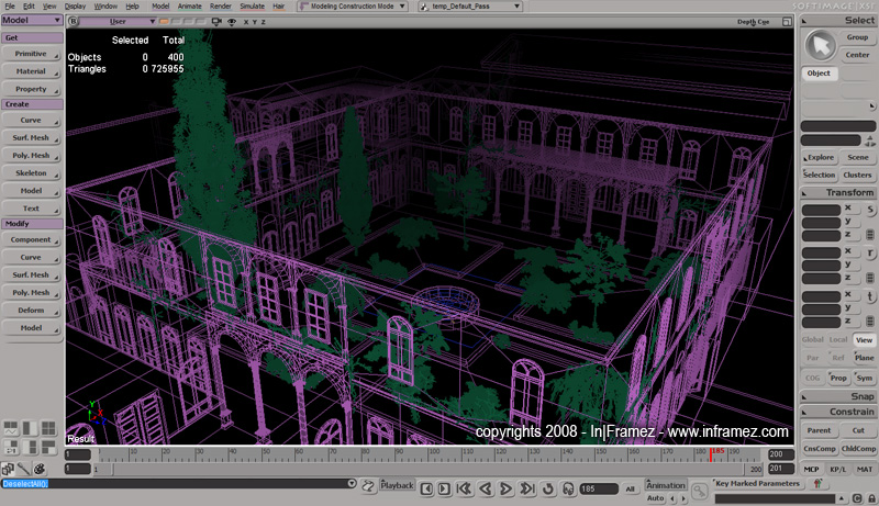 Capture 9 of 3D architecture visualization tech